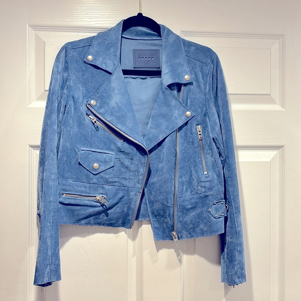 Blank NYC Suede Moto Jacket